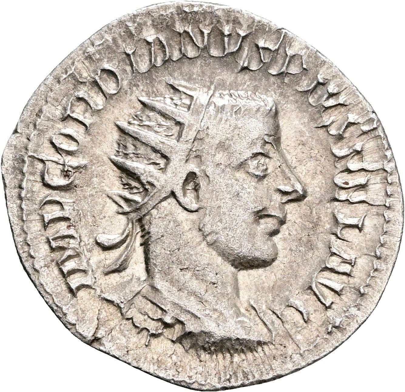 Antoninian Gordianus III. Pius 238-244 AC ohne Jahr – Vorderseite