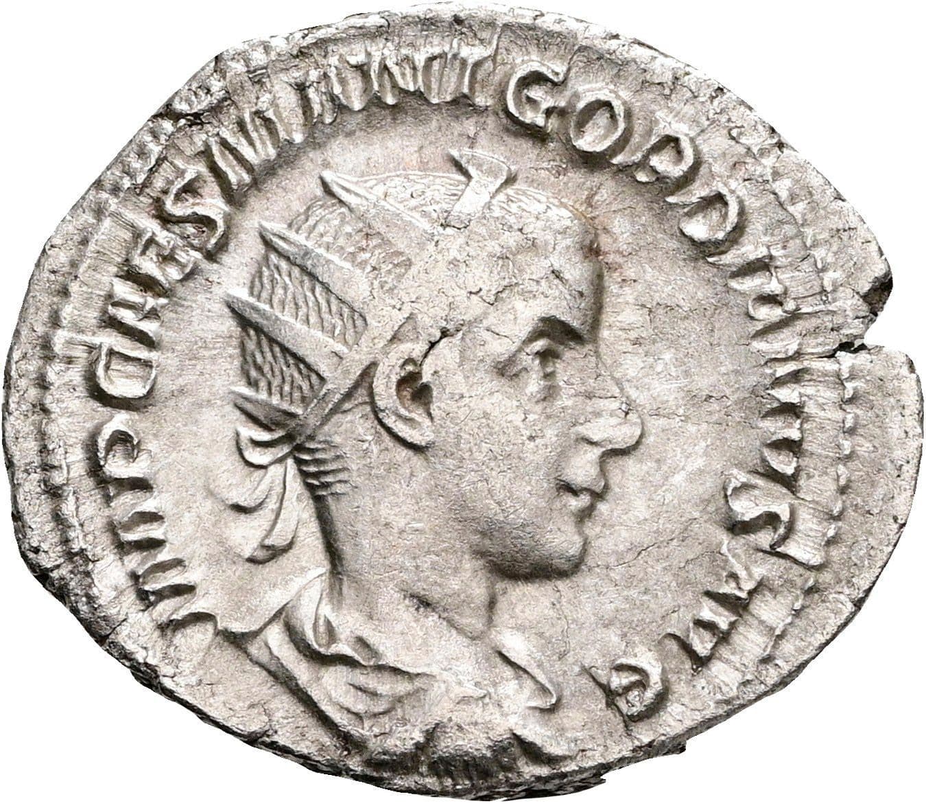 Antoninian Gordianus III. Pius 238-244 AC ohne Jahr – Vorderseite