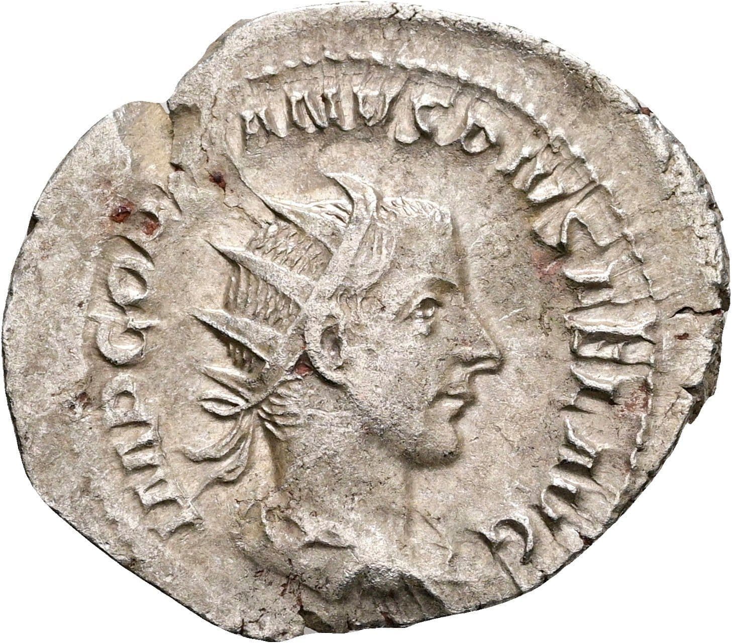 Antoninian Gordianus III. Pius 238-244 AC ohne Jahr – Vorderseite