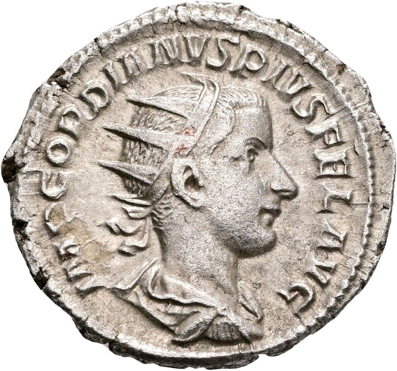 Antoninian Gordianus III. Pius 238-244 AC ohne Jahr – Vorderseite