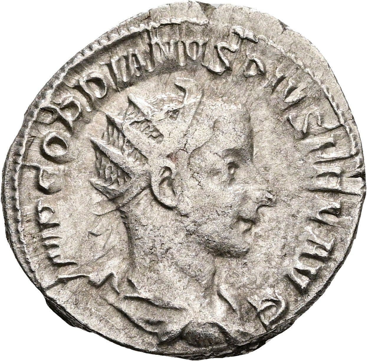 Antoninian Gordianus III. Pius 238-244 AC ohne Jahr – Vorderseite