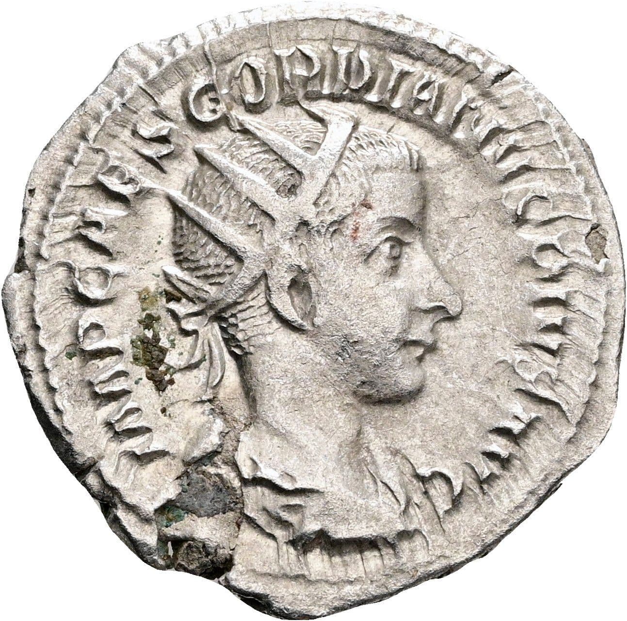 Antoninian Gordianus III. Pius 238-244 AC ohne Jahr – Vorderseite