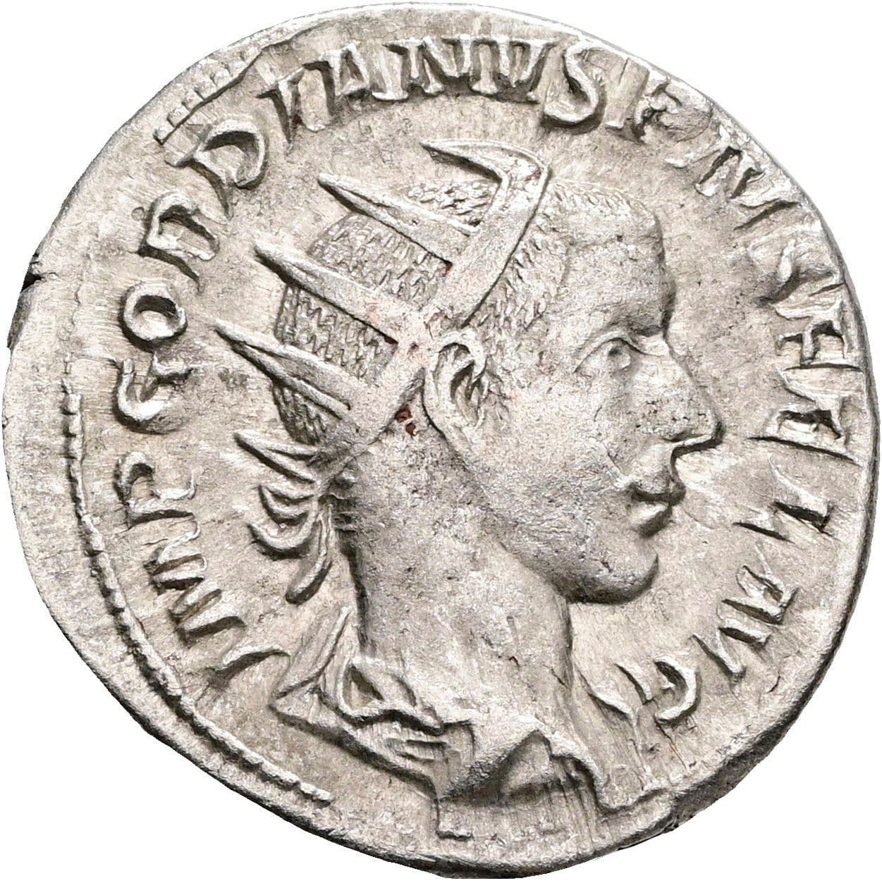Antoninian Gordianus III. Pius 238-244 AC ohne Jahr – Vorderseite