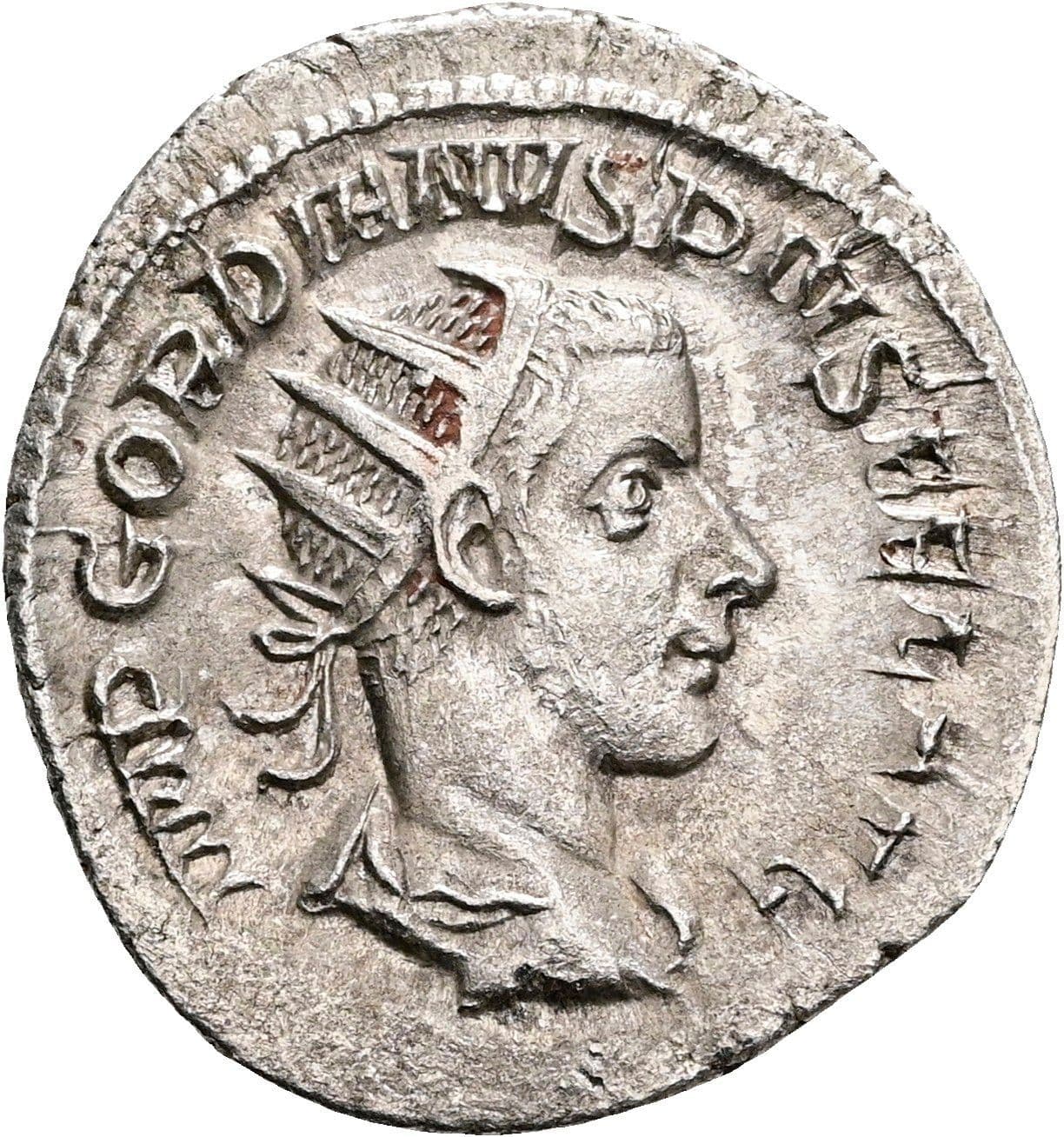 Antoninian Gordianus III. Pius 238-244 AC ohne Jahr – Vorderseite