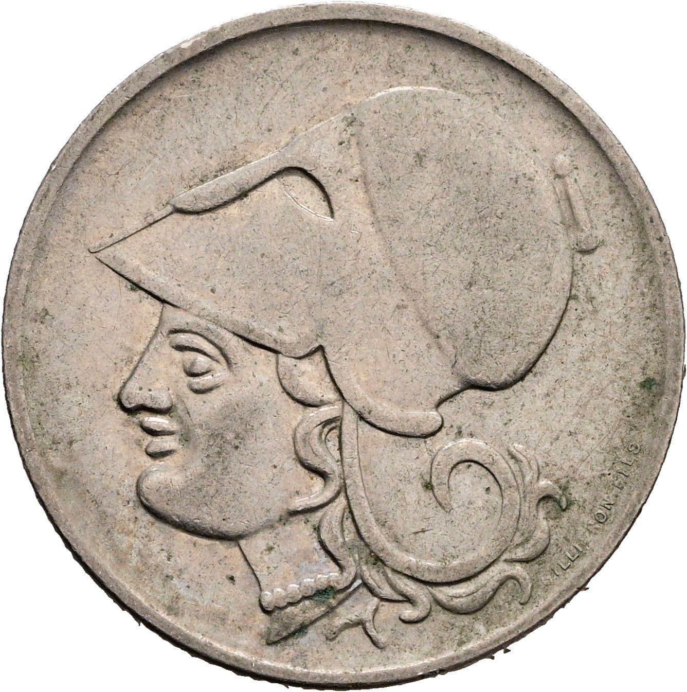 1 Drachme 1926 – Vorderseite