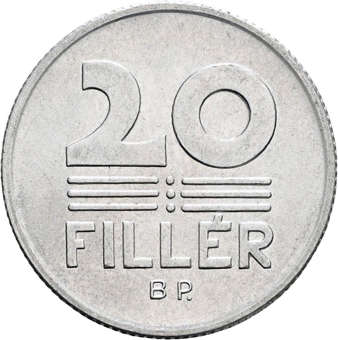 20 Filler 1973 – Vorderseite