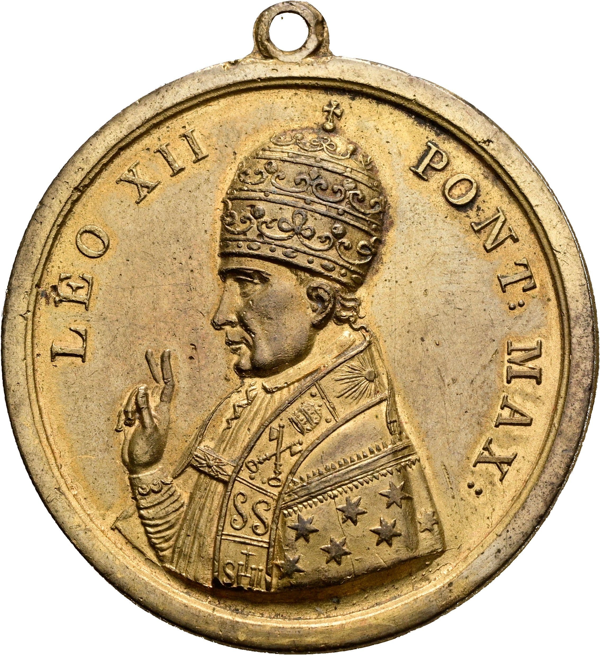 Bronzemedaille Papst Leo XII. 1823-1829 1826 – Vorderseite