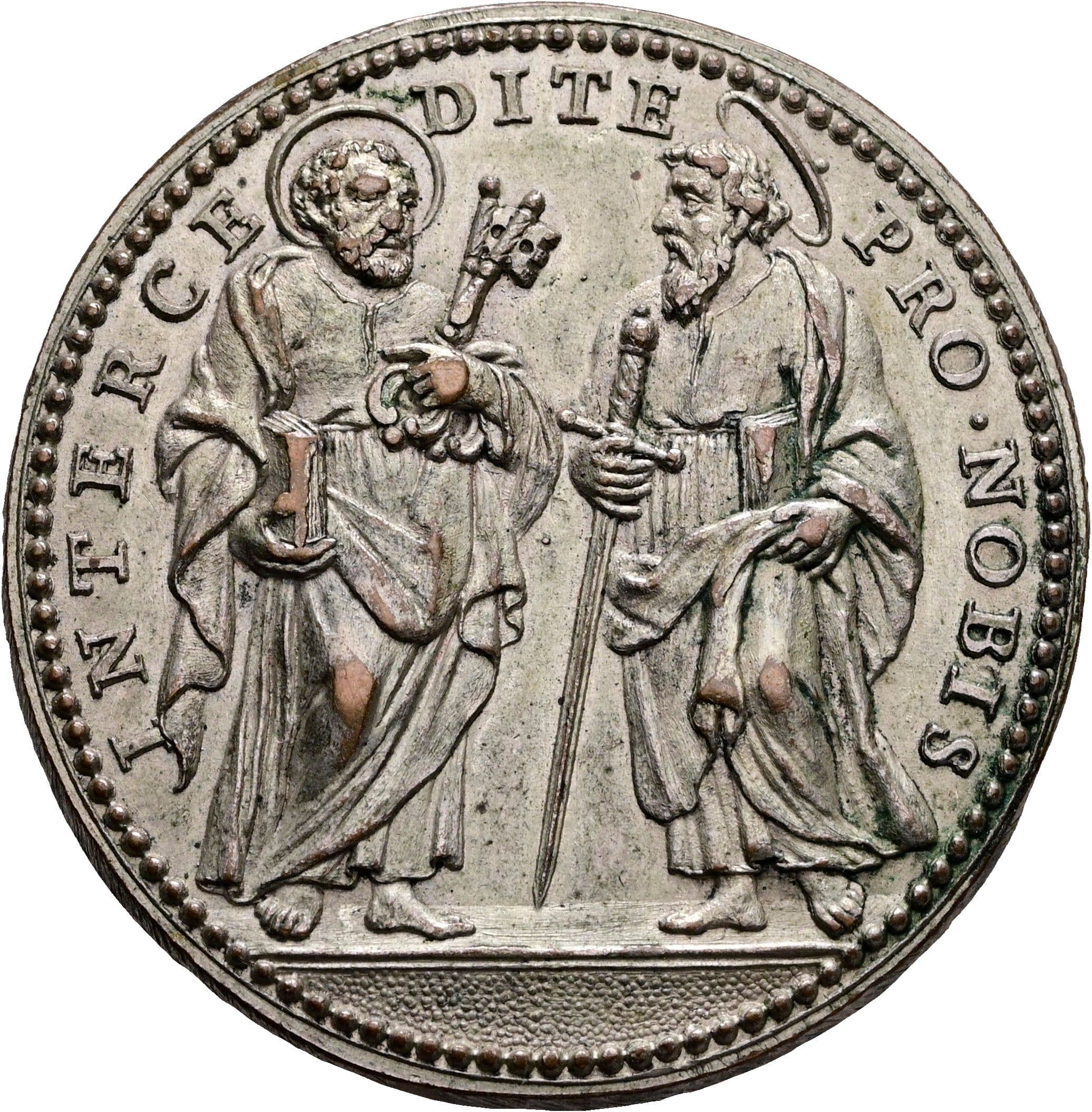 Bronzemedaille versilbert