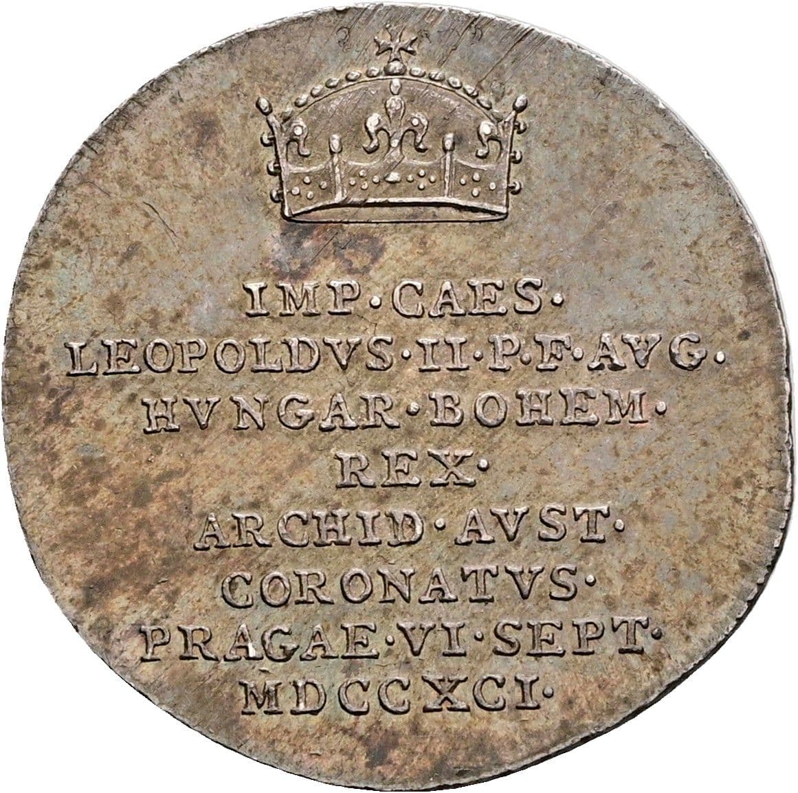 Jeton Leopold II. 1790-1792 1791 – Vorderseite