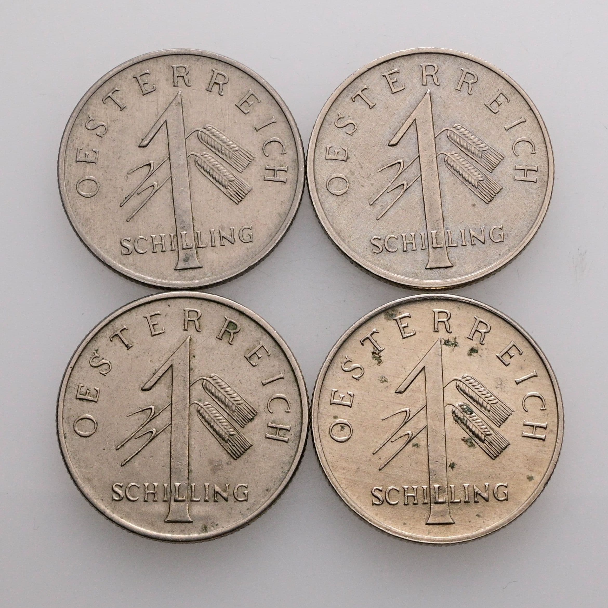 Lot 4 Stück 1 Schilling