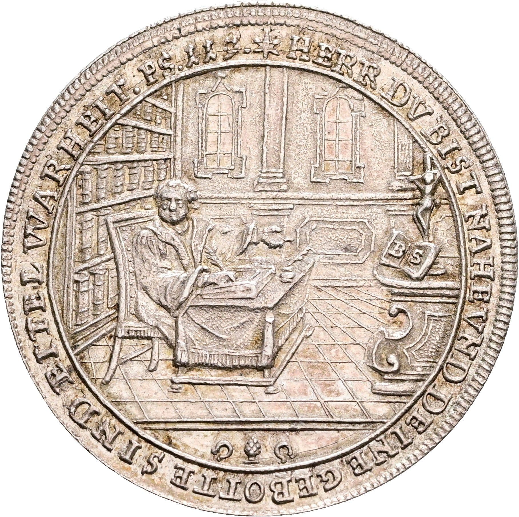 Silbermedaille 2. Säkularfeier der Augsburger Konfession