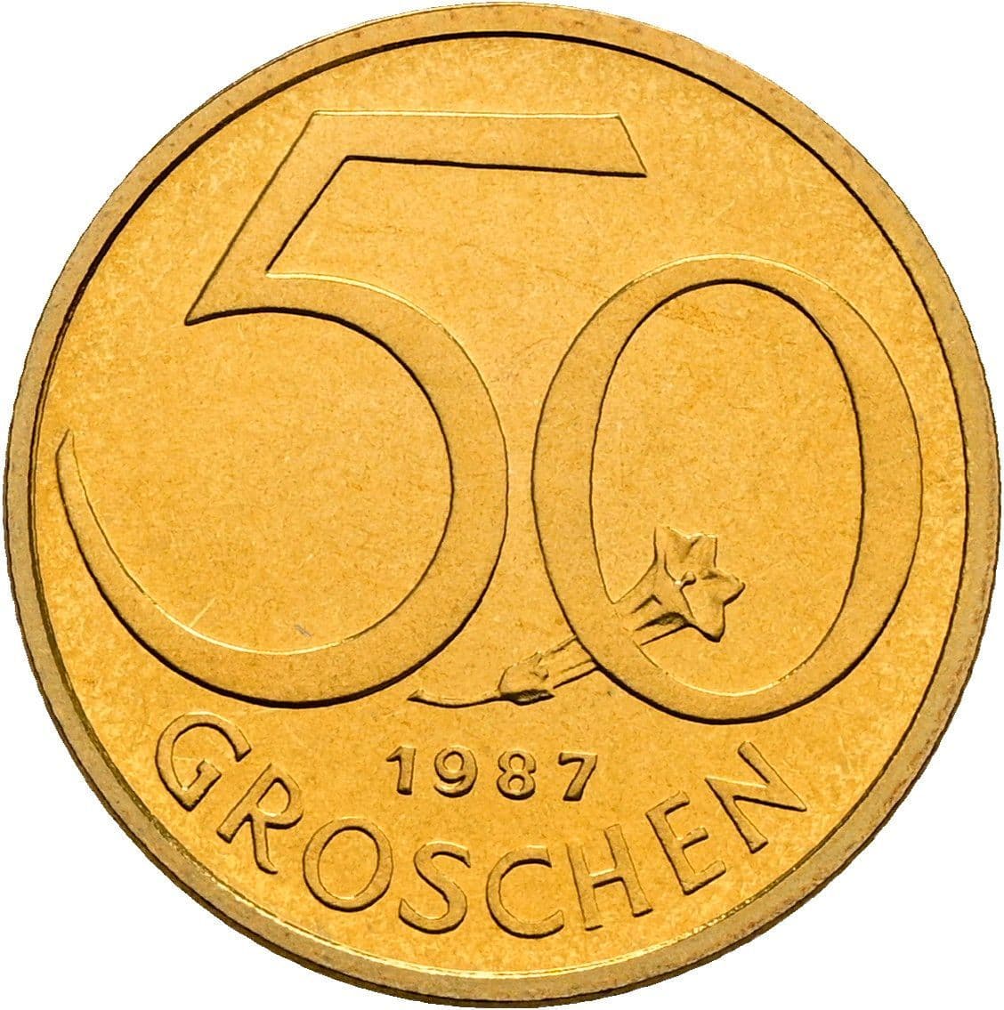 50 Groschen 1987 – Vorderseite