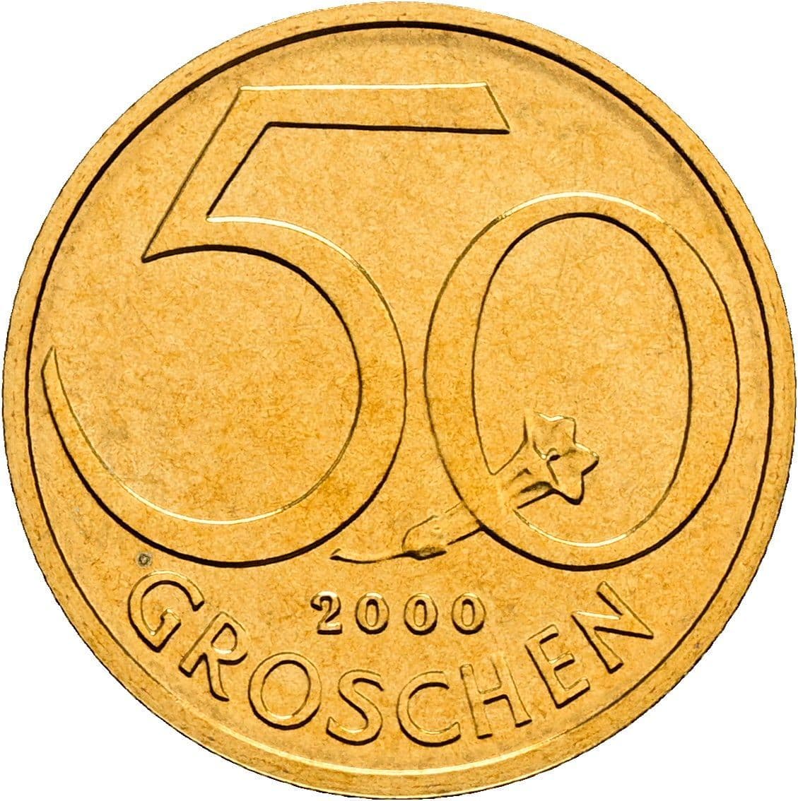 50 Groschen 2000 – Vorderseite
