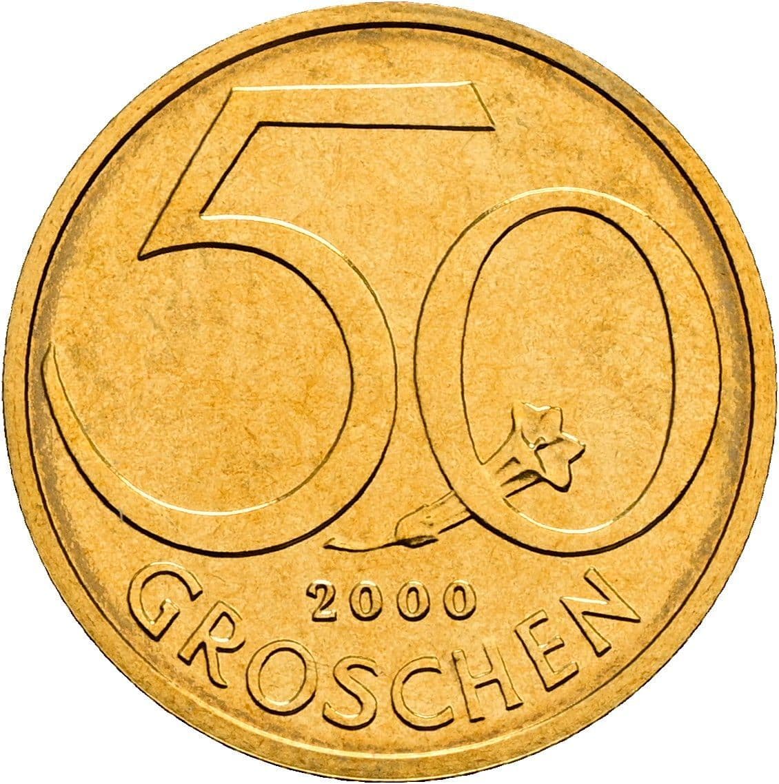 50 Groschen 2000 – Vorderseite