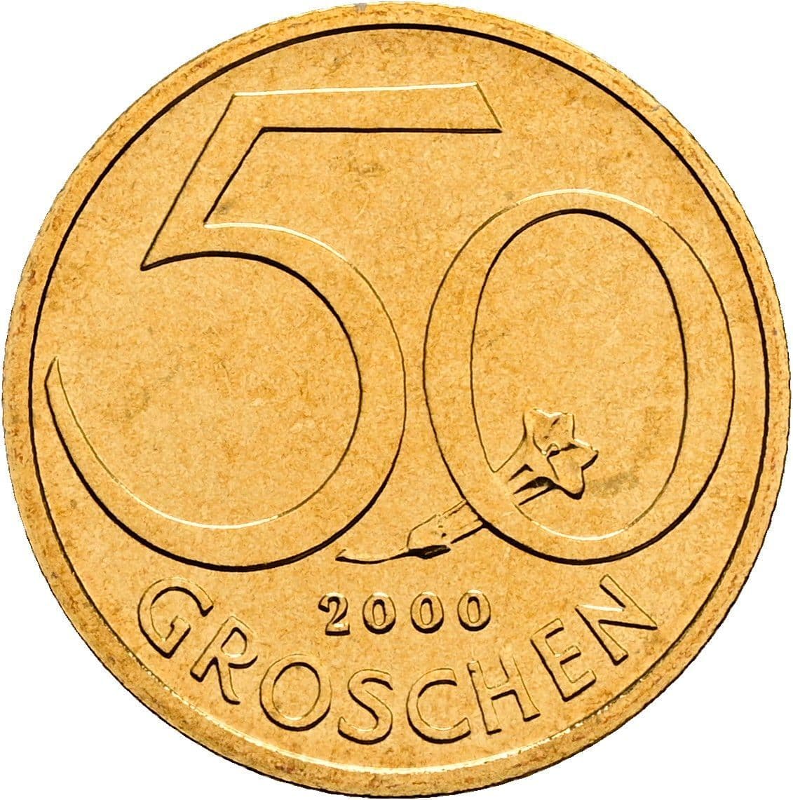 50 Groschen 2000 – Vorderseite