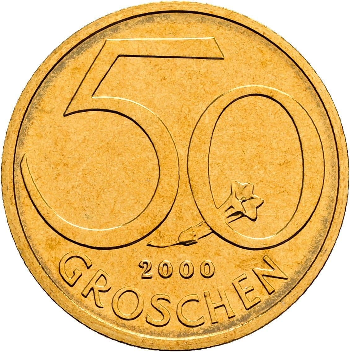 50 Groschen 2000 – Vorderseite