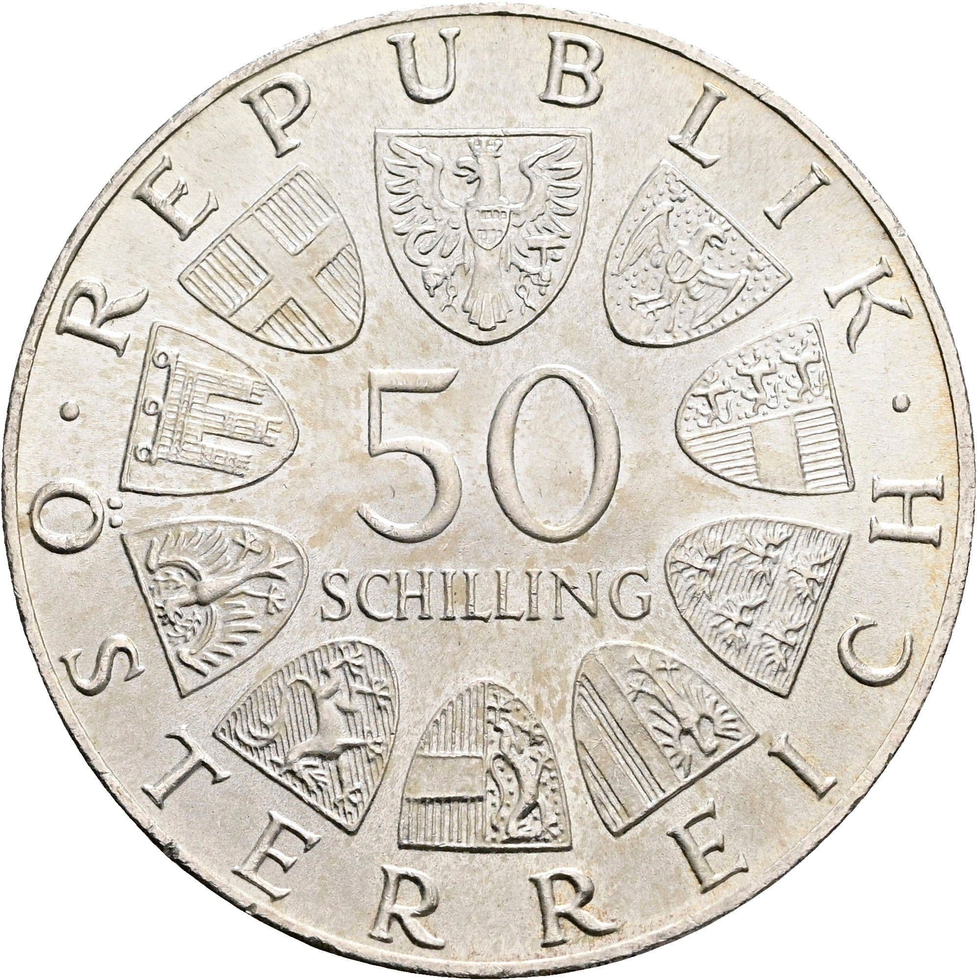 50 Schilling 1973 – Vorderseite