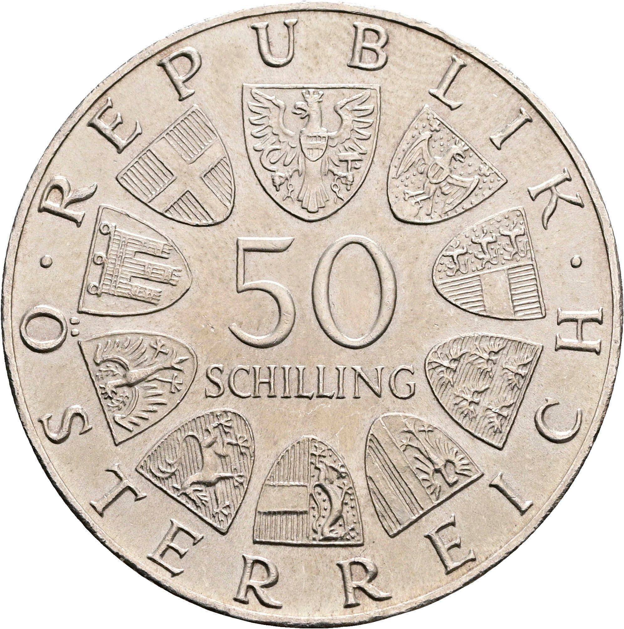 50 Schilling 1973 – Vorderseite