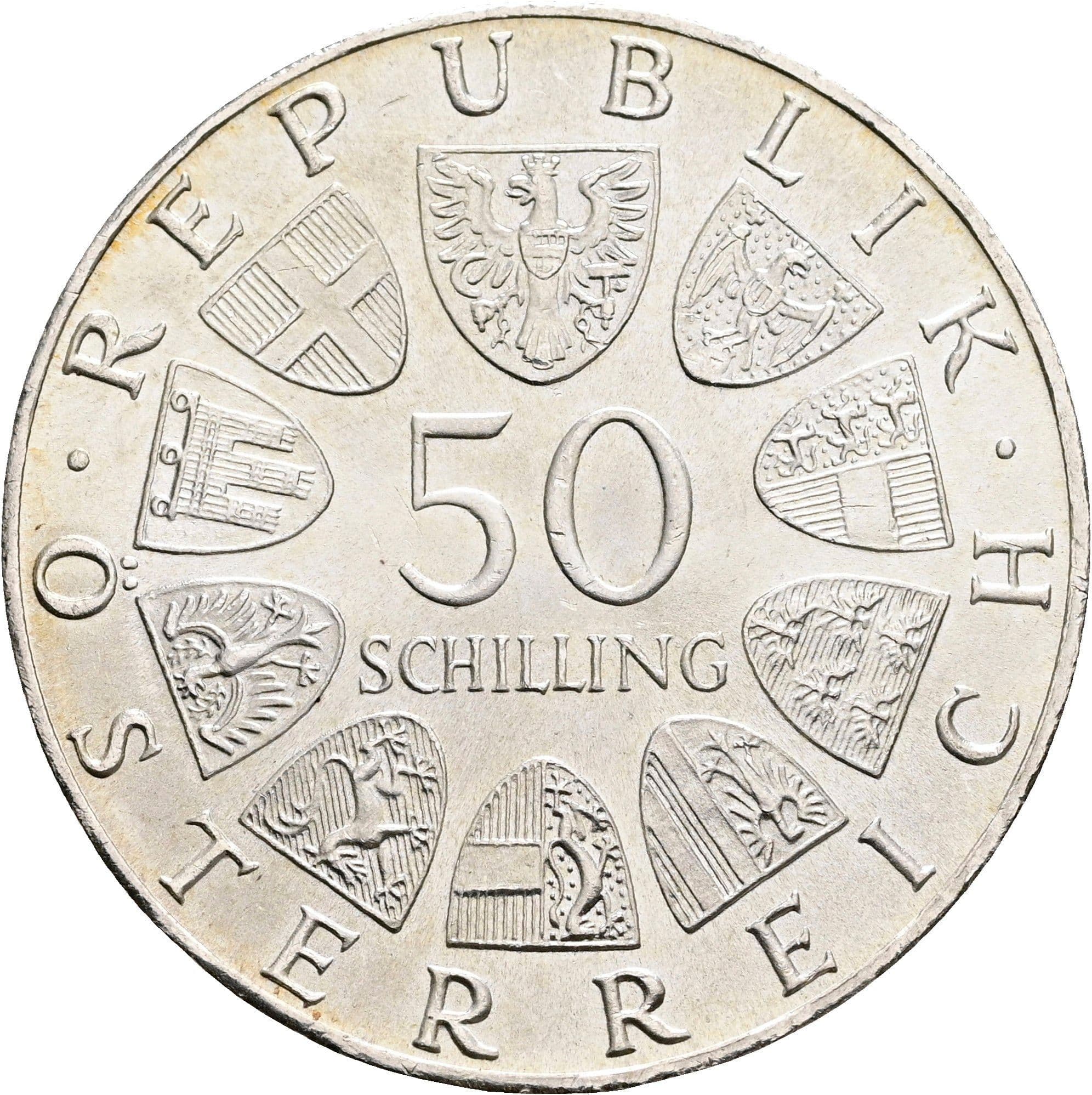 50 Schilling 1973 – Vorderseite