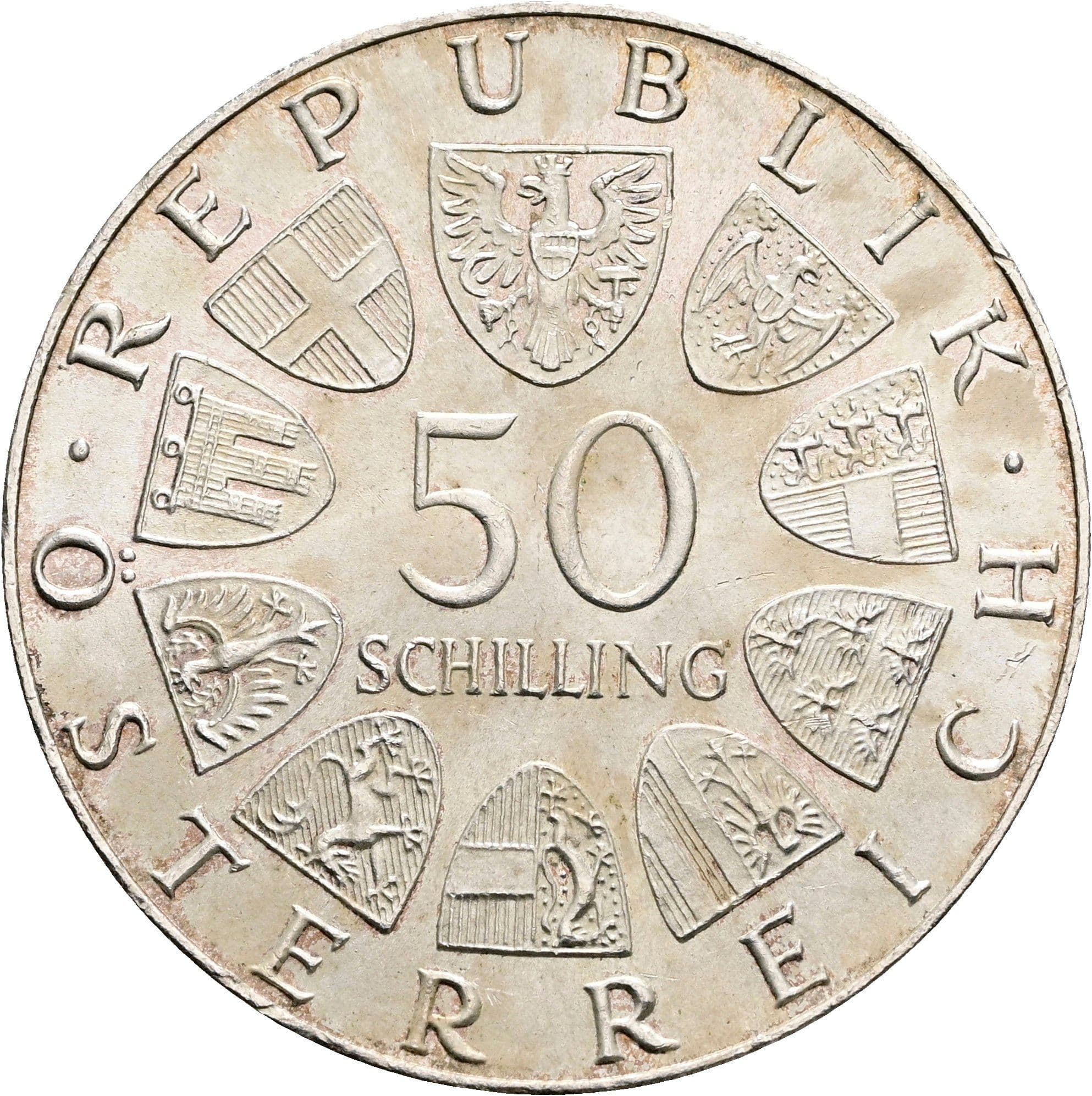 50 Schilling 1973 – Vorderseite