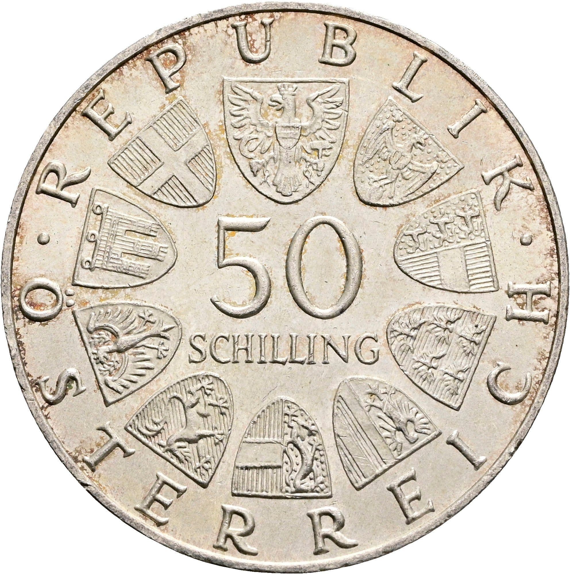 50 Schilling 1971 – Vorderseite
