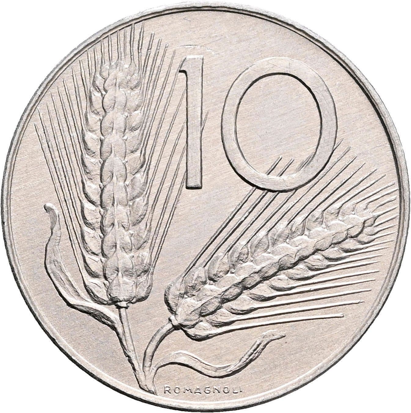 10 Lire 1978 – Vorderseite