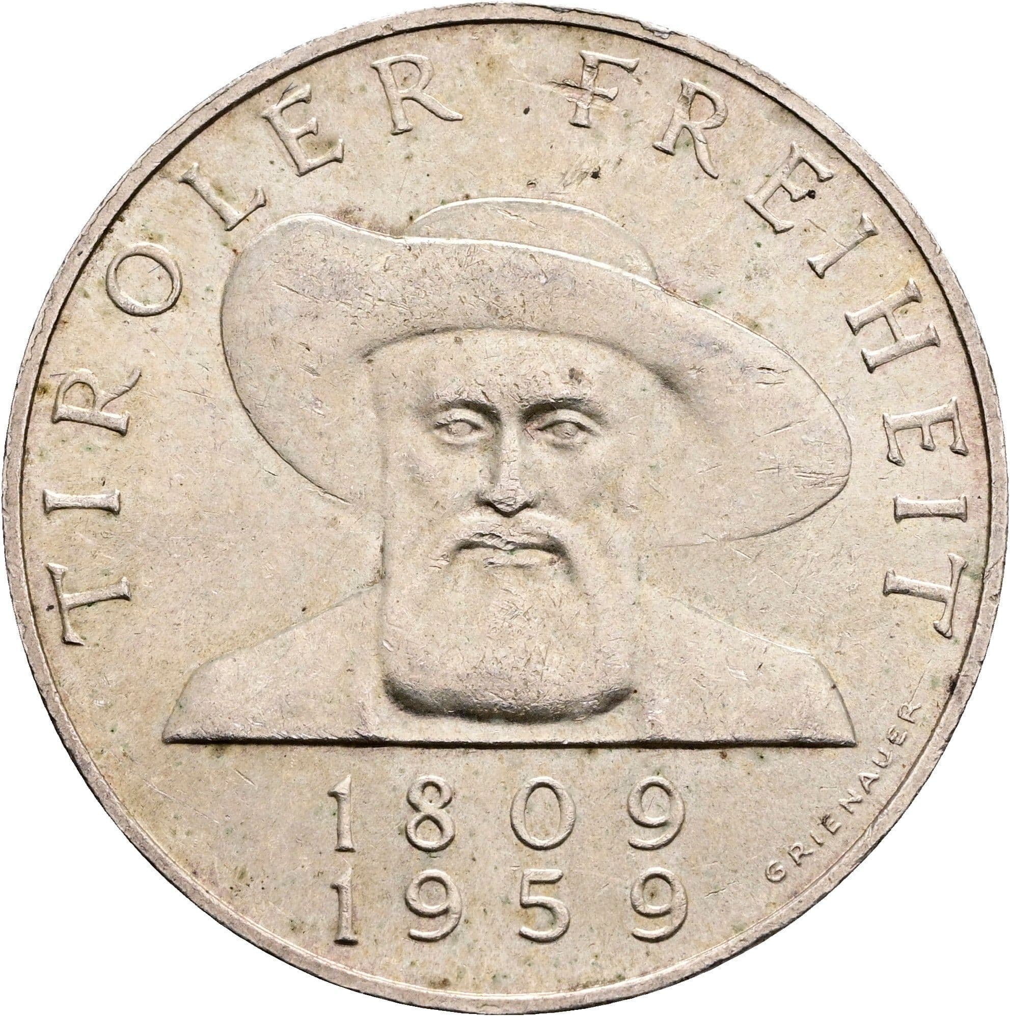 50 Schilling 1959 – Vorderseite