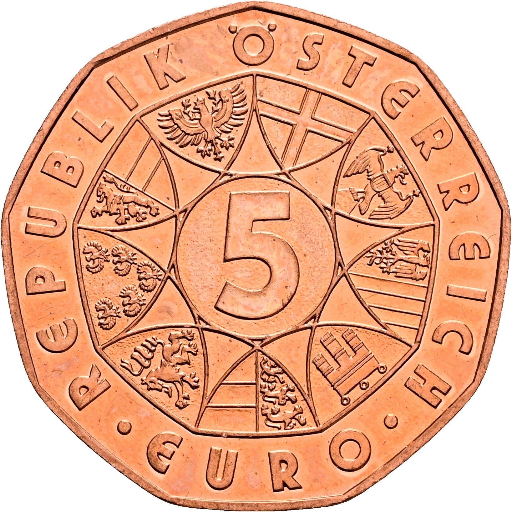 5 Euro 2012 – Vorderseite