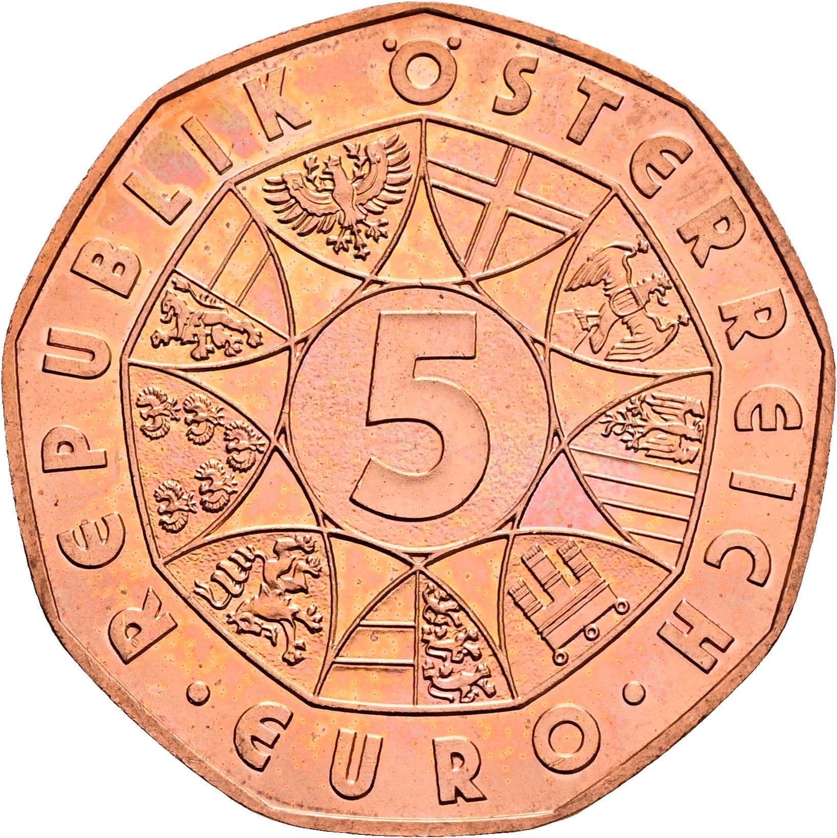 5 Euro 2012 – Vorderseite
