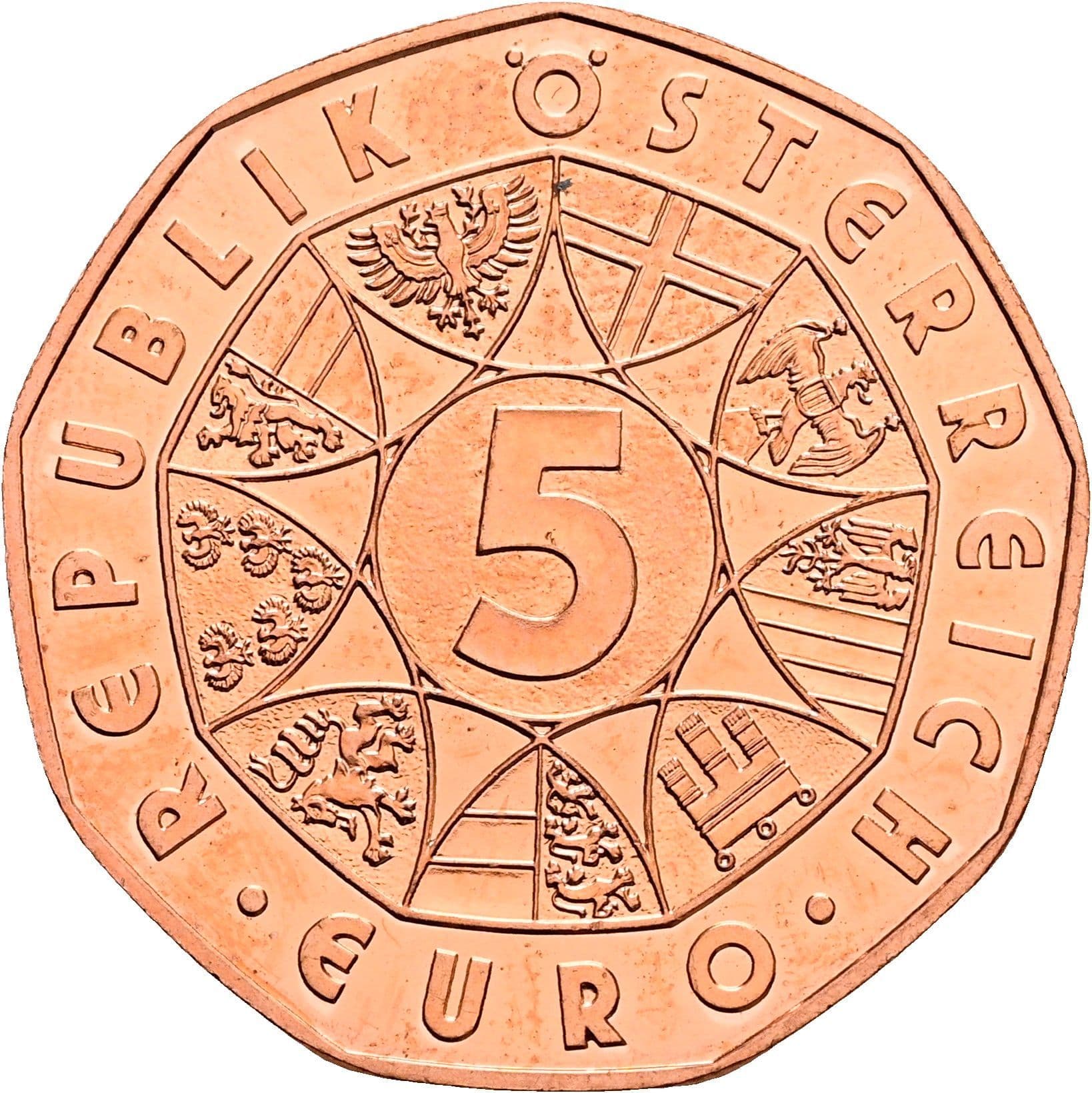 5 Euro 2012 – Vorderseite