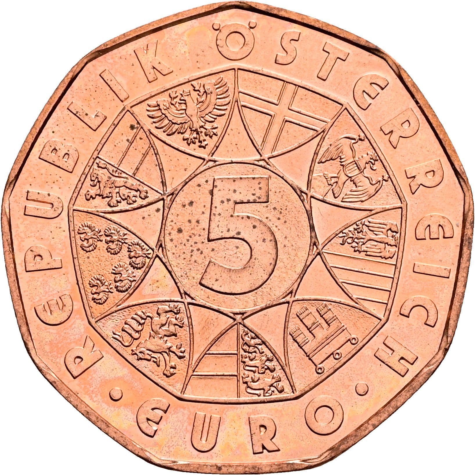 5 Euro 2013 – Vorderseite
