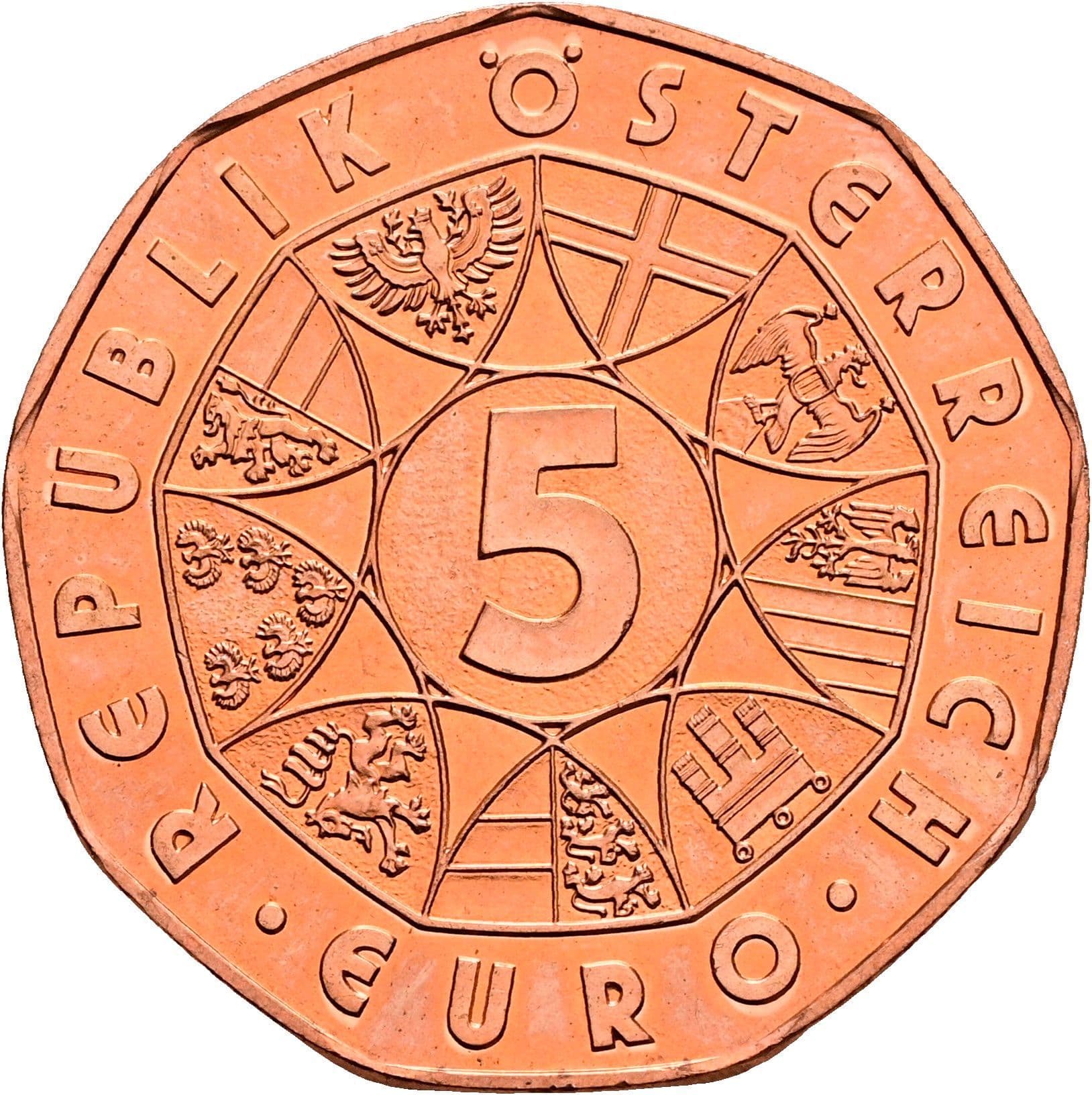 5 Euro 2012 – Vorderseite