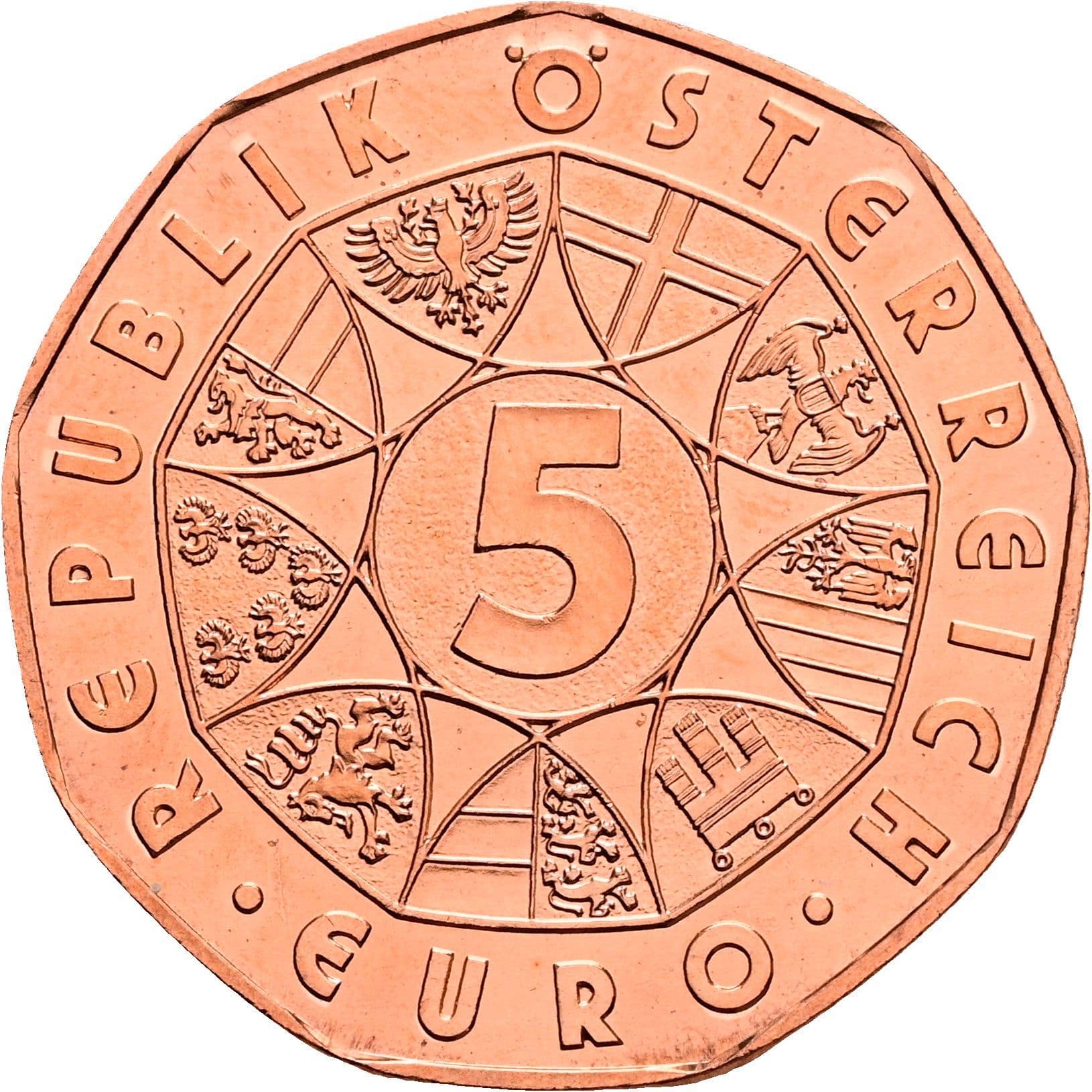 5 Euro 2012 – Vorderseite