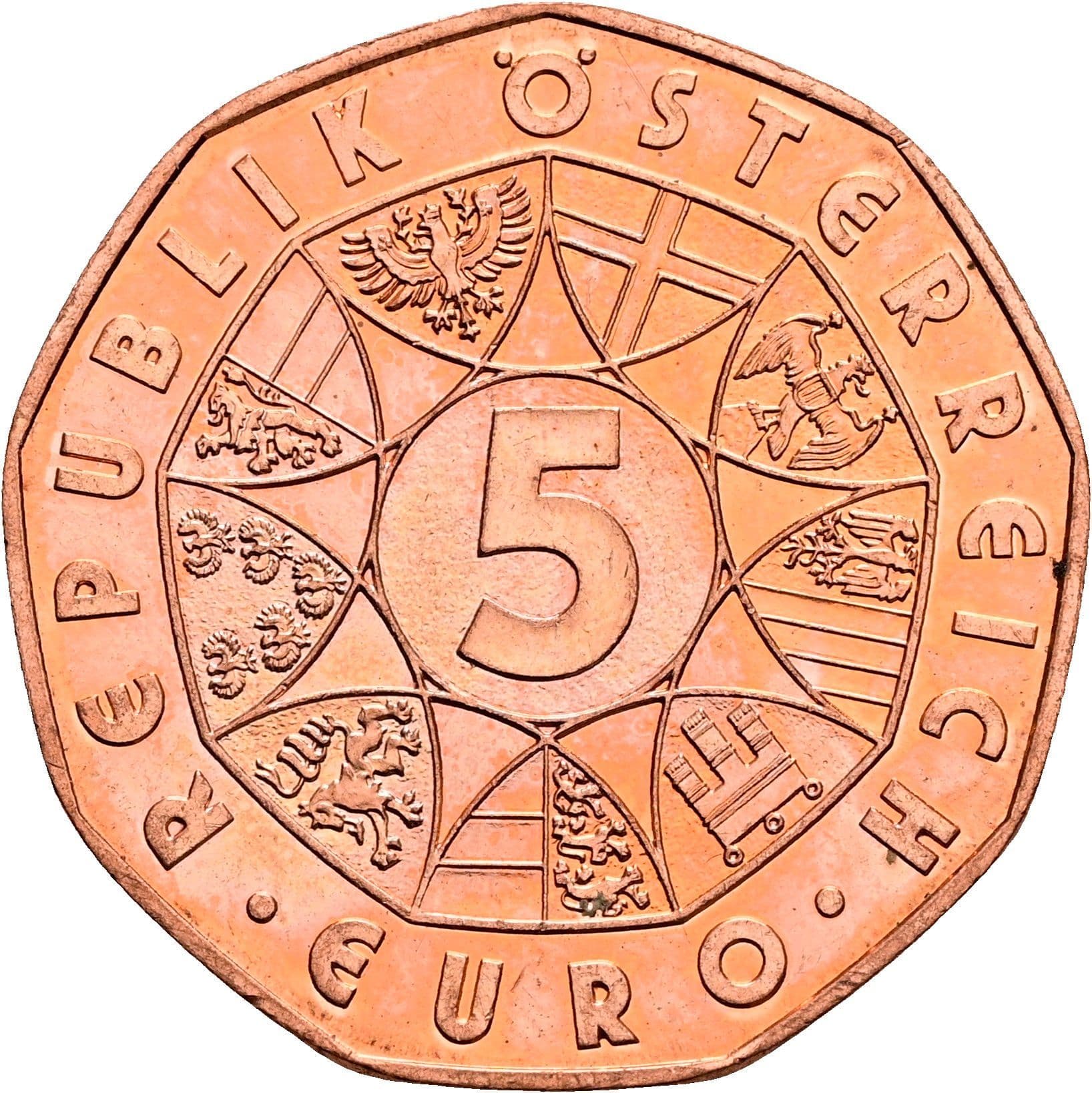 5 Euro 2012 – Vorderseite
