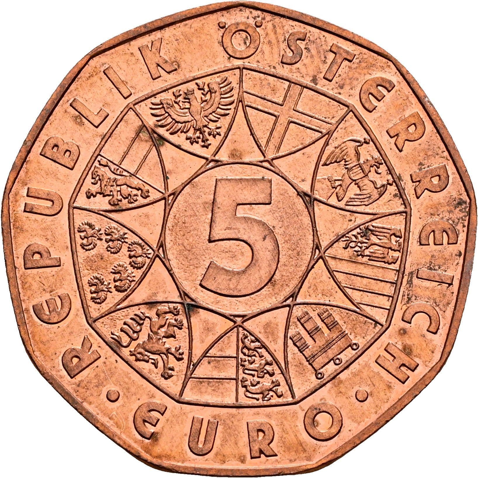 5 Euro 2012 – Vorderseite