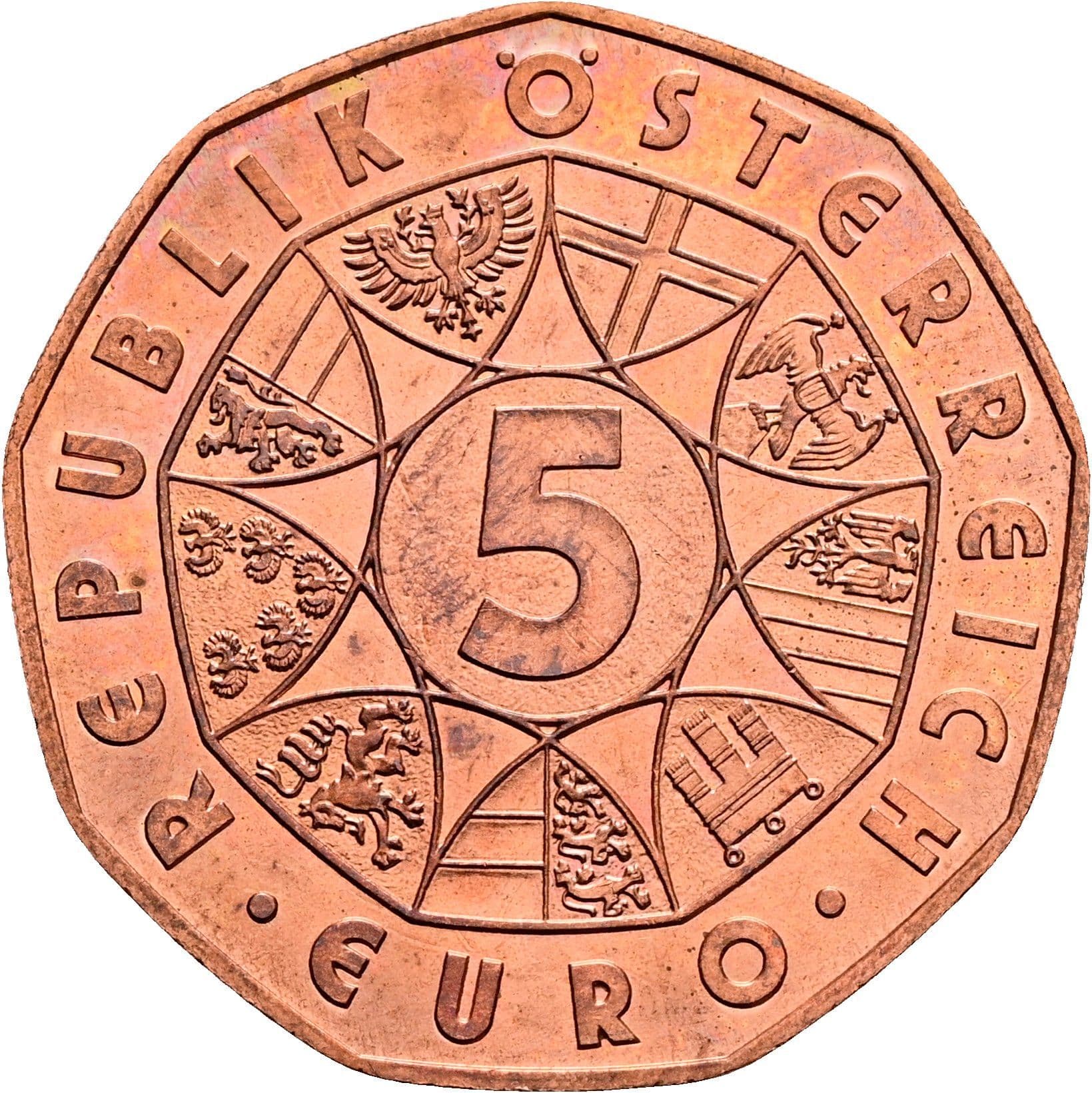 5 Euro 2012 – Vorderseite