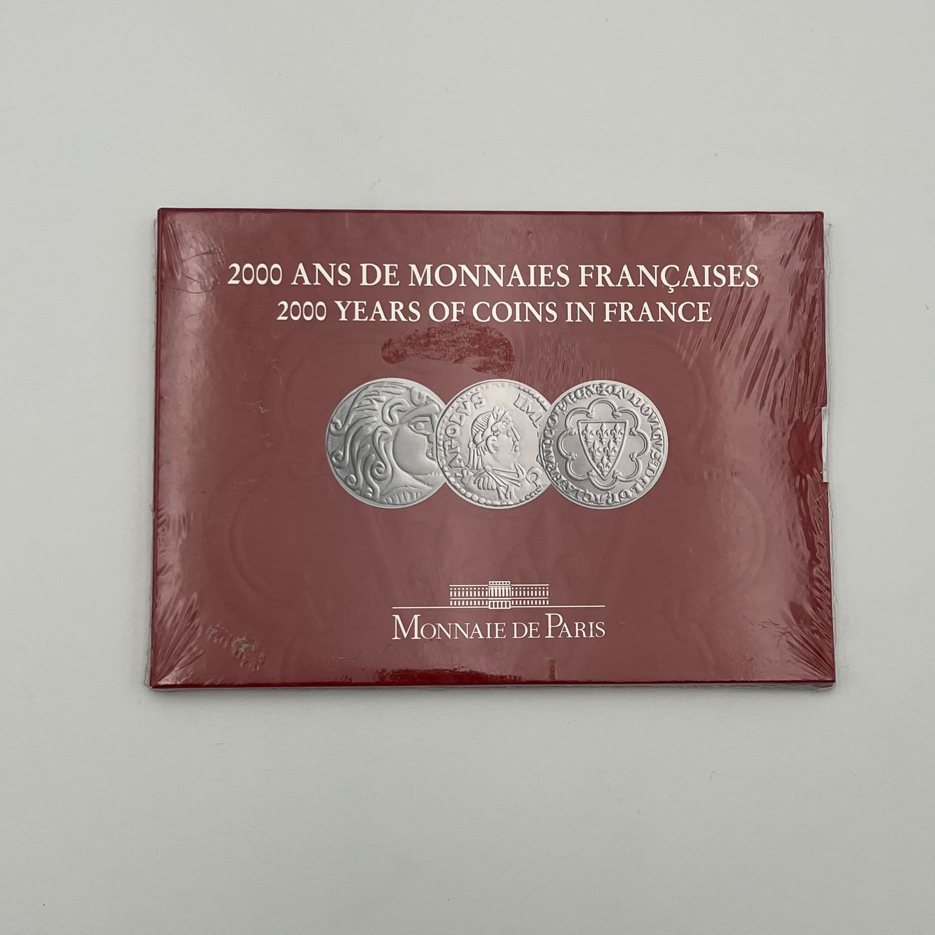 Blister mit 3x 5 Francs 2000 – Vorderseite