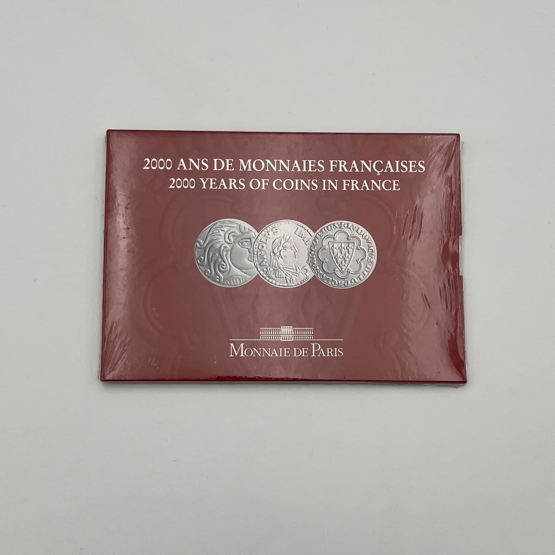 Blister mit 3x 5 Francs 2000 – Vorderseite