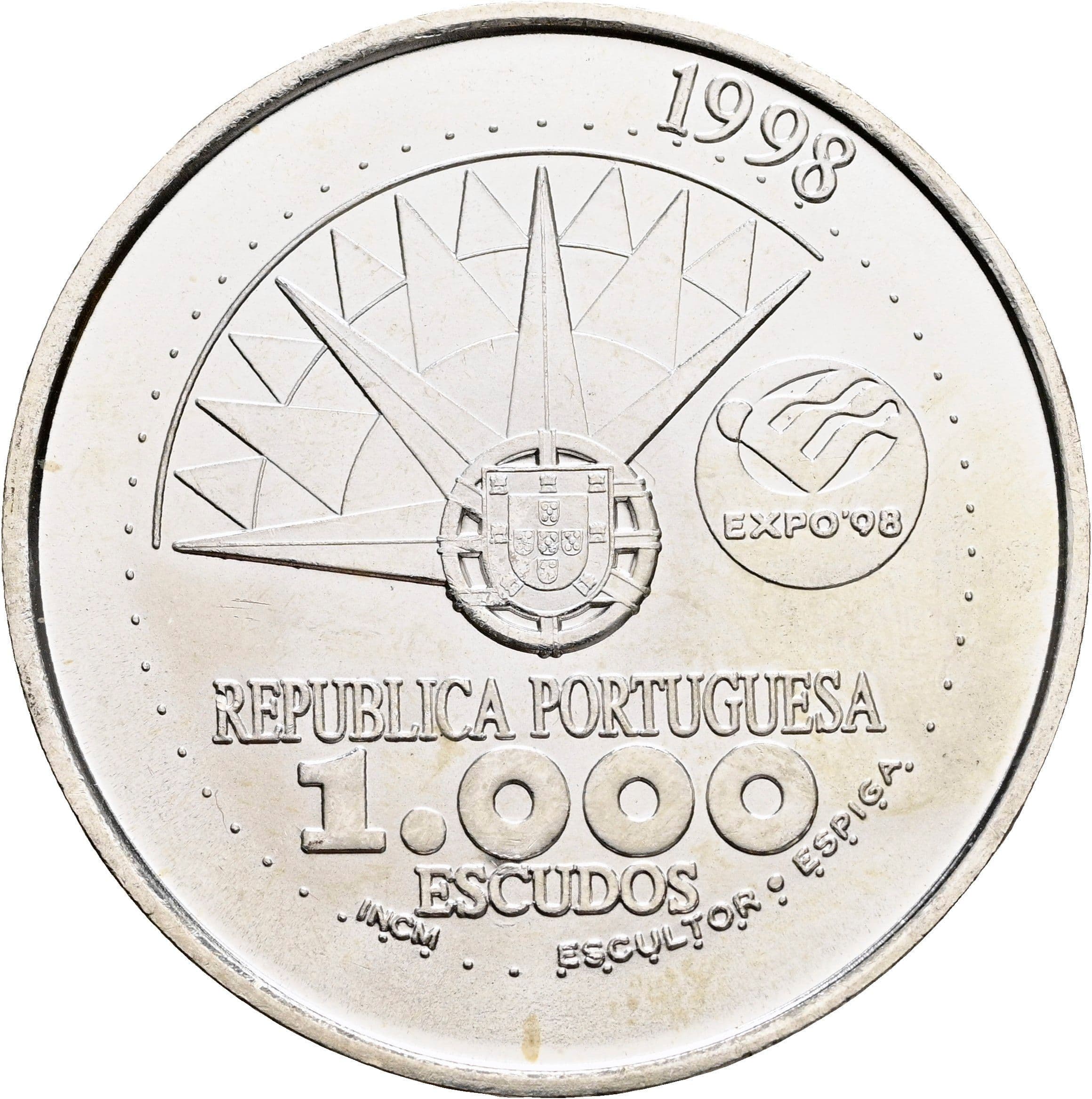 1000 Escudos 1998 – Vorderseite