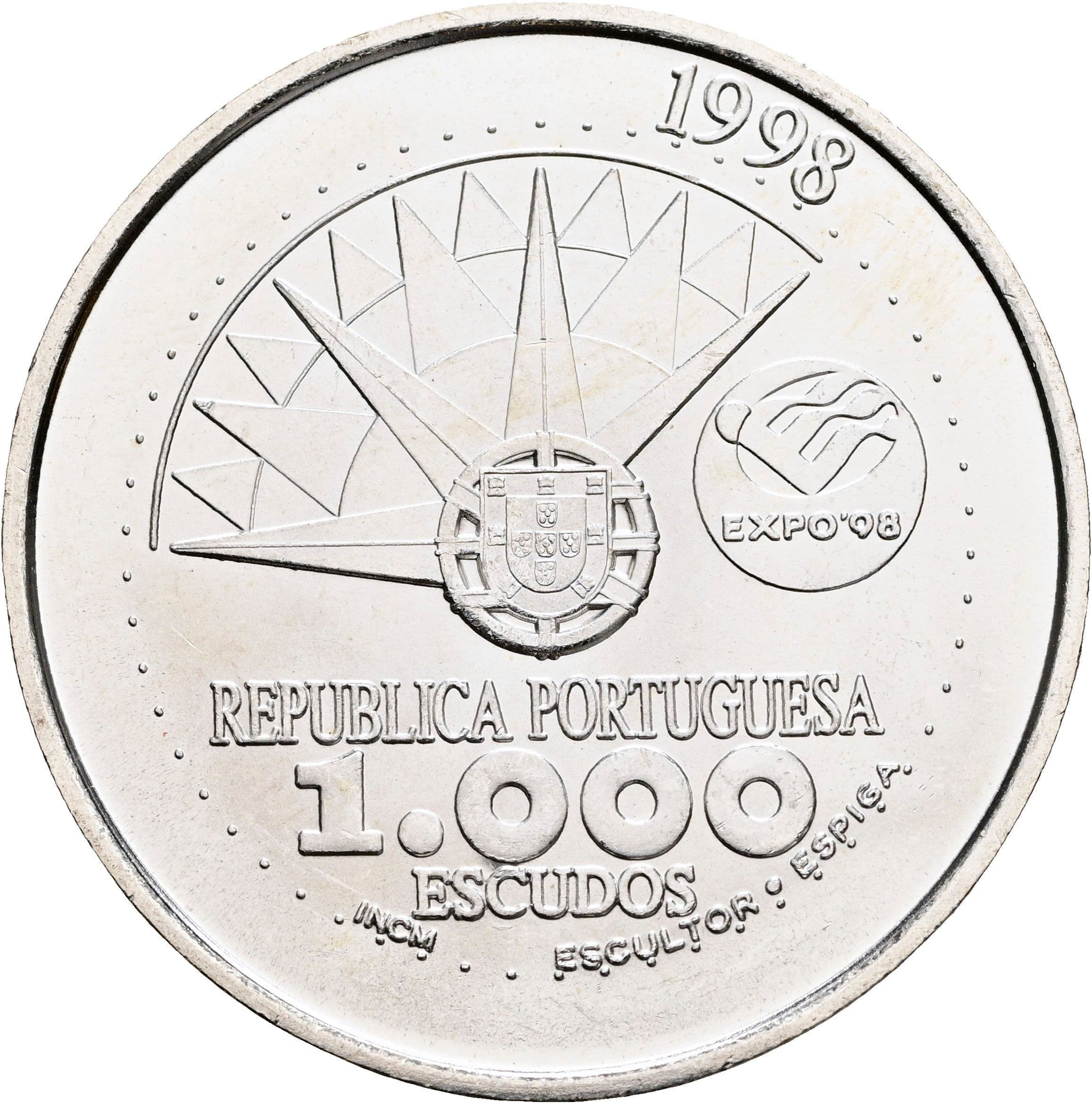 1000 Escudos 1998 – Vorderseite