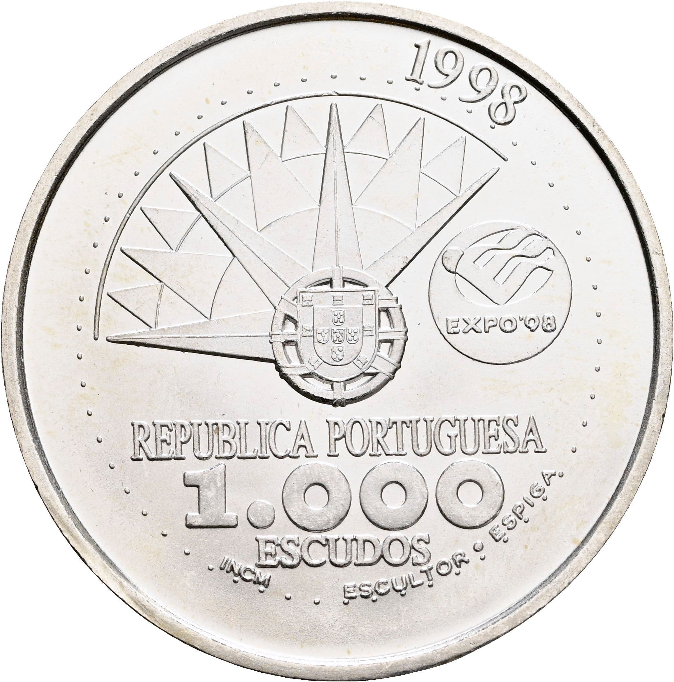 1000 Escudos 1998 – Vorderseite