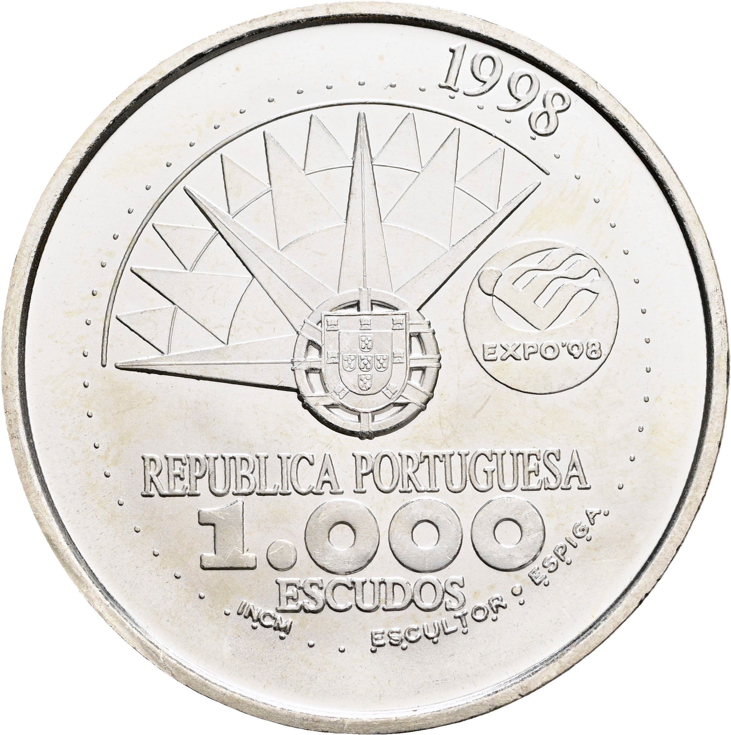 1000 Escudos 1998 – Vorderseite