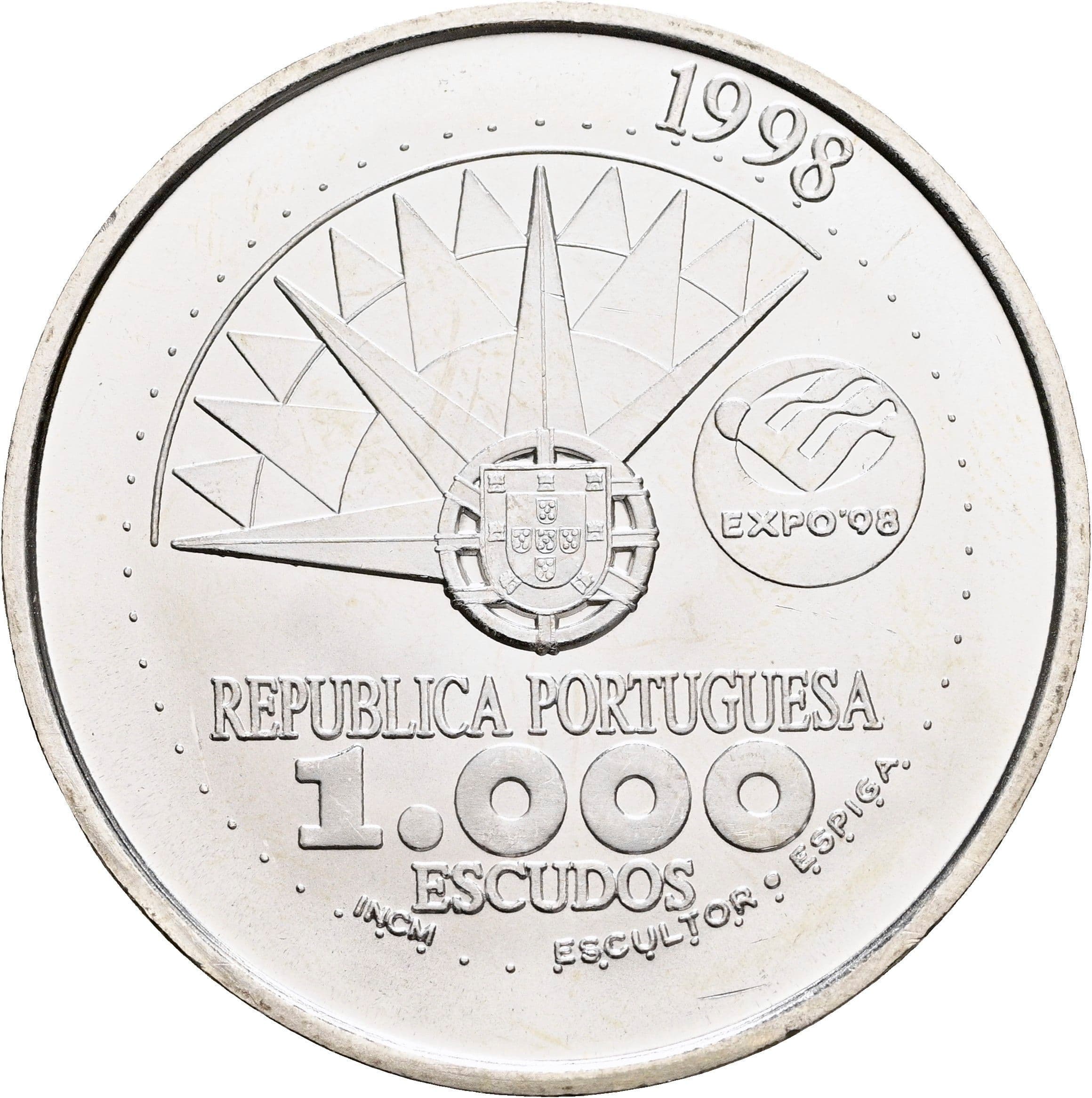 1000 Escudos 1998 – Vorderseite