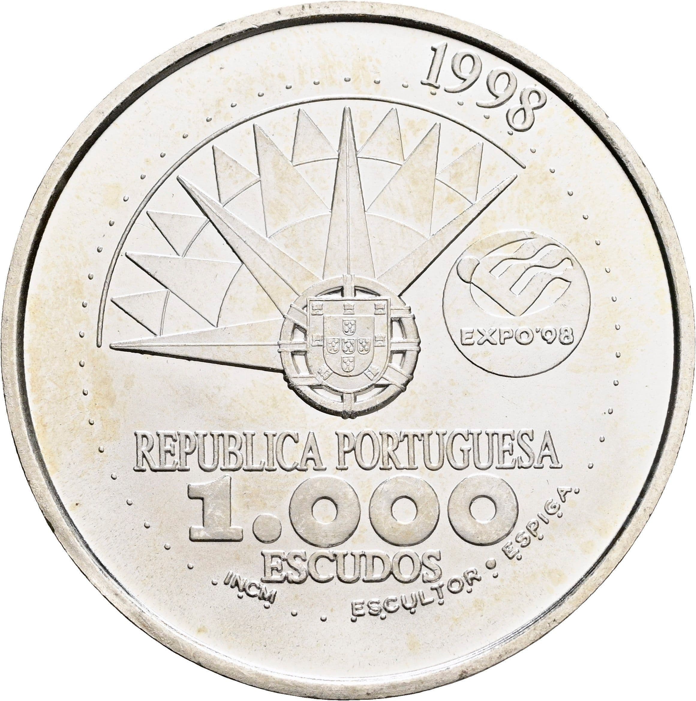 1000 Escudos 1998 – Vorderseite