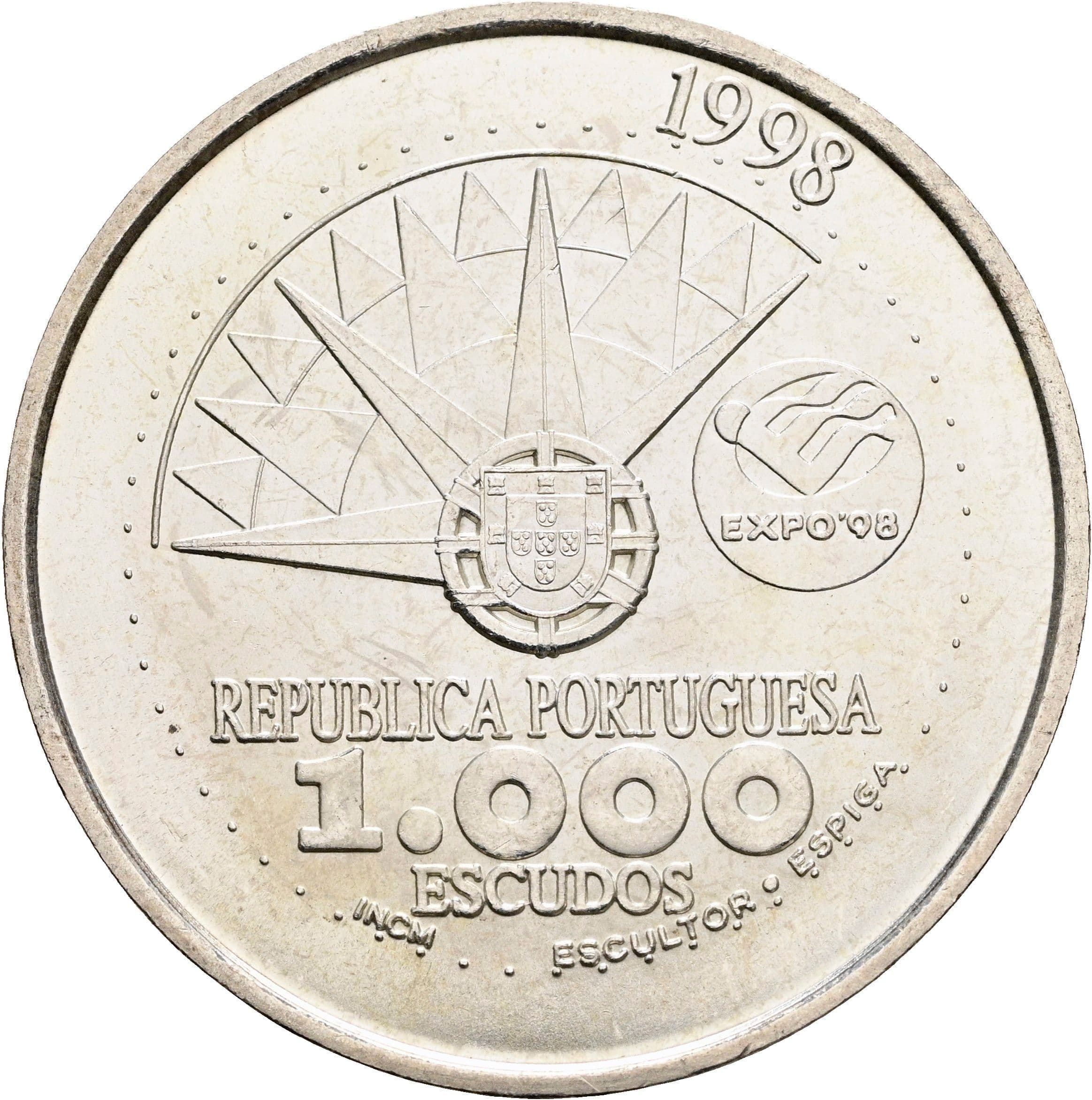 1000 Escudos 1998 – Vorderseite