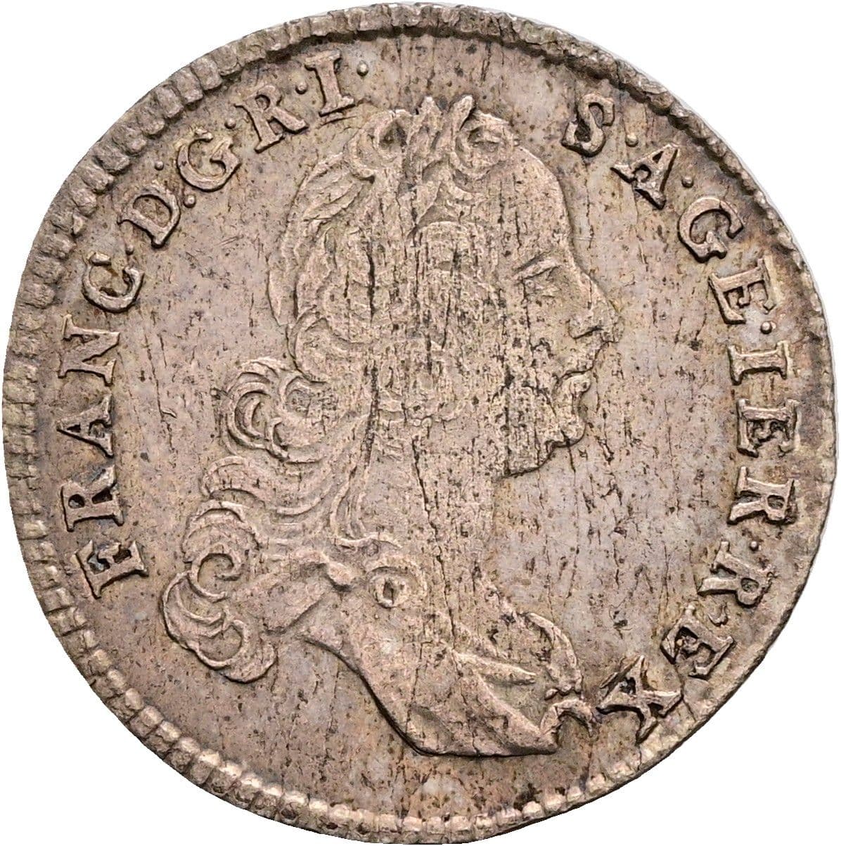 3 Kreuzer Franz I. Stephan 1745-1765 1761 – Vorderseite