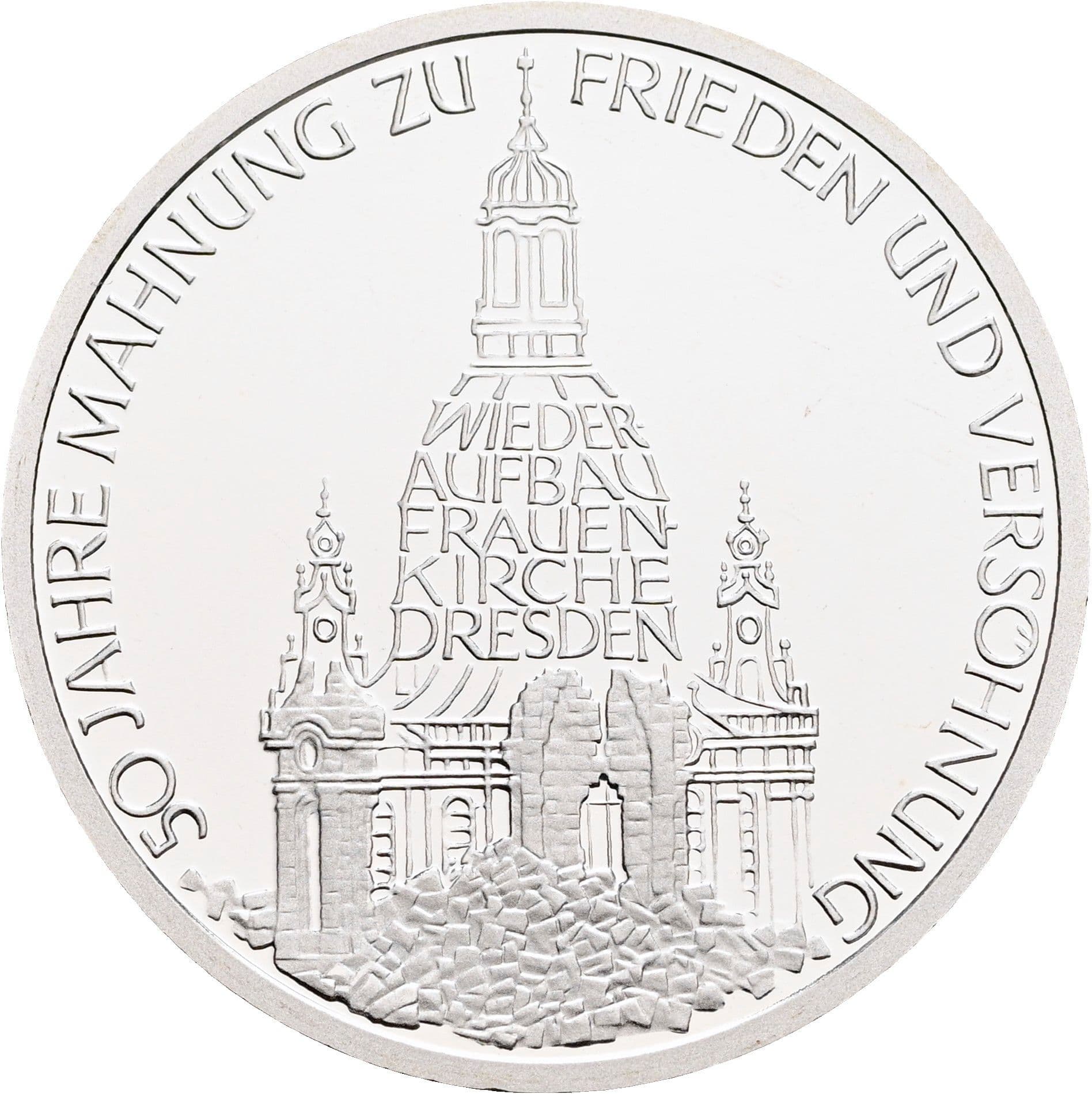 10 Deutsche Mark 1995 J – Vorderseite