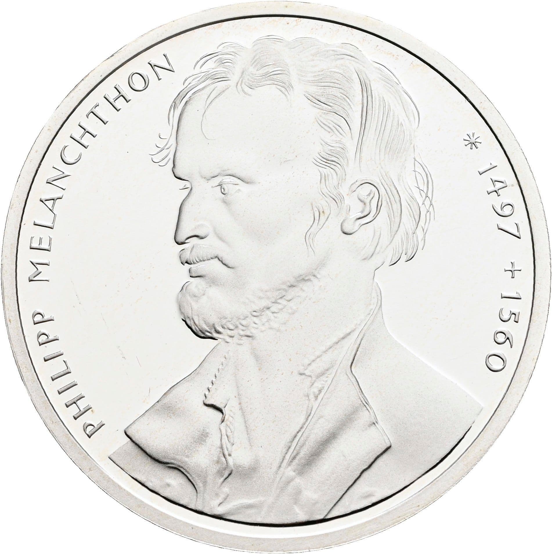 10 Deutsche Mark 1997 F – Vorderseite