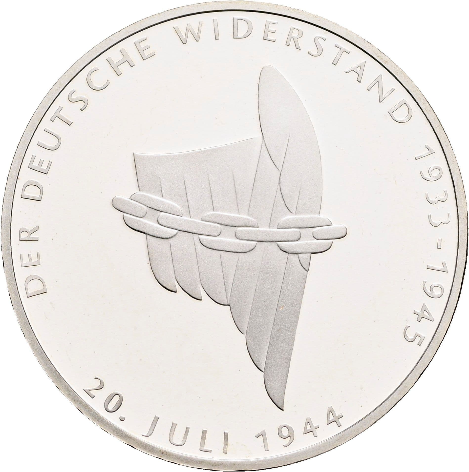 10 Deutsche Mark 1994 A – Vorderseite