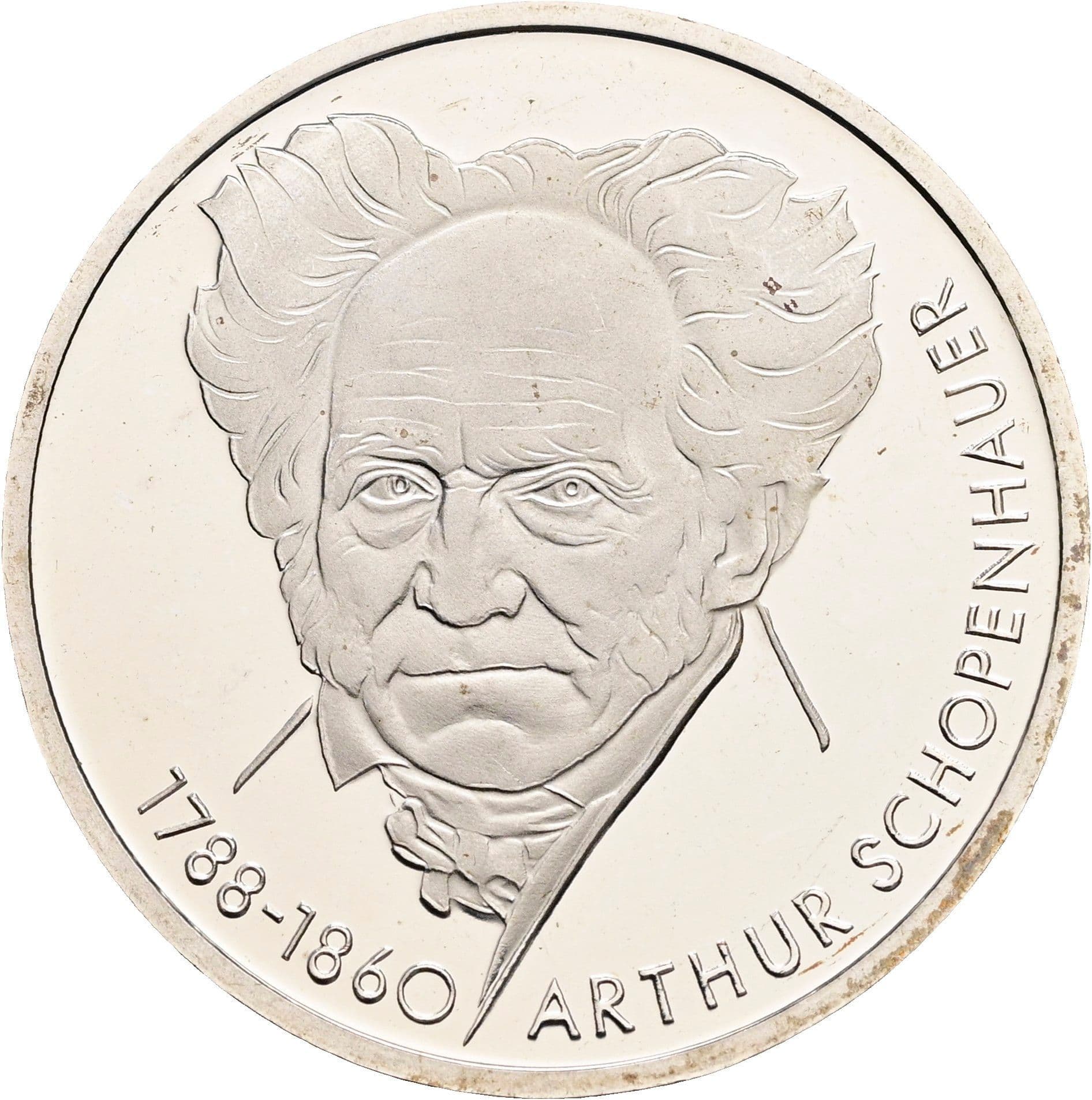 10 Deutsche Mark 1988 D – Vorderseite